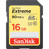 SanDisk  Extreme SDHC 16GB 90MB/s UHS-I
